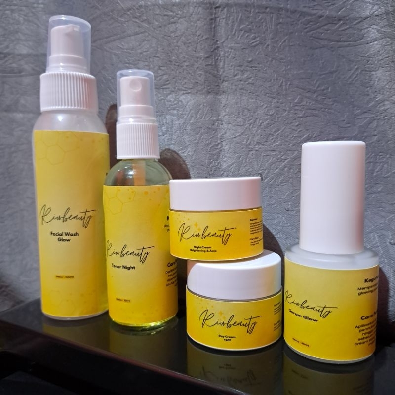 PAKET RIW BEAUTY GLOWING / MENCERAHKAN / BEKAS JERAWAT