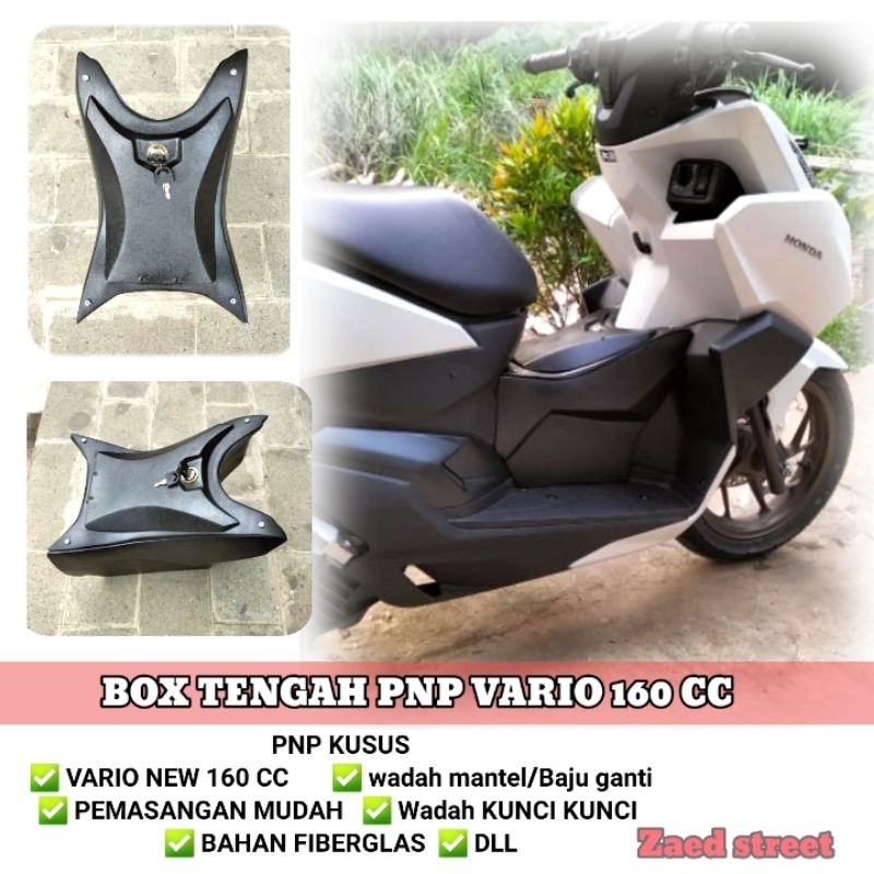 BOX BAGASI TENGAH VARIO NEW 160 CC,aksesoris vario new 160