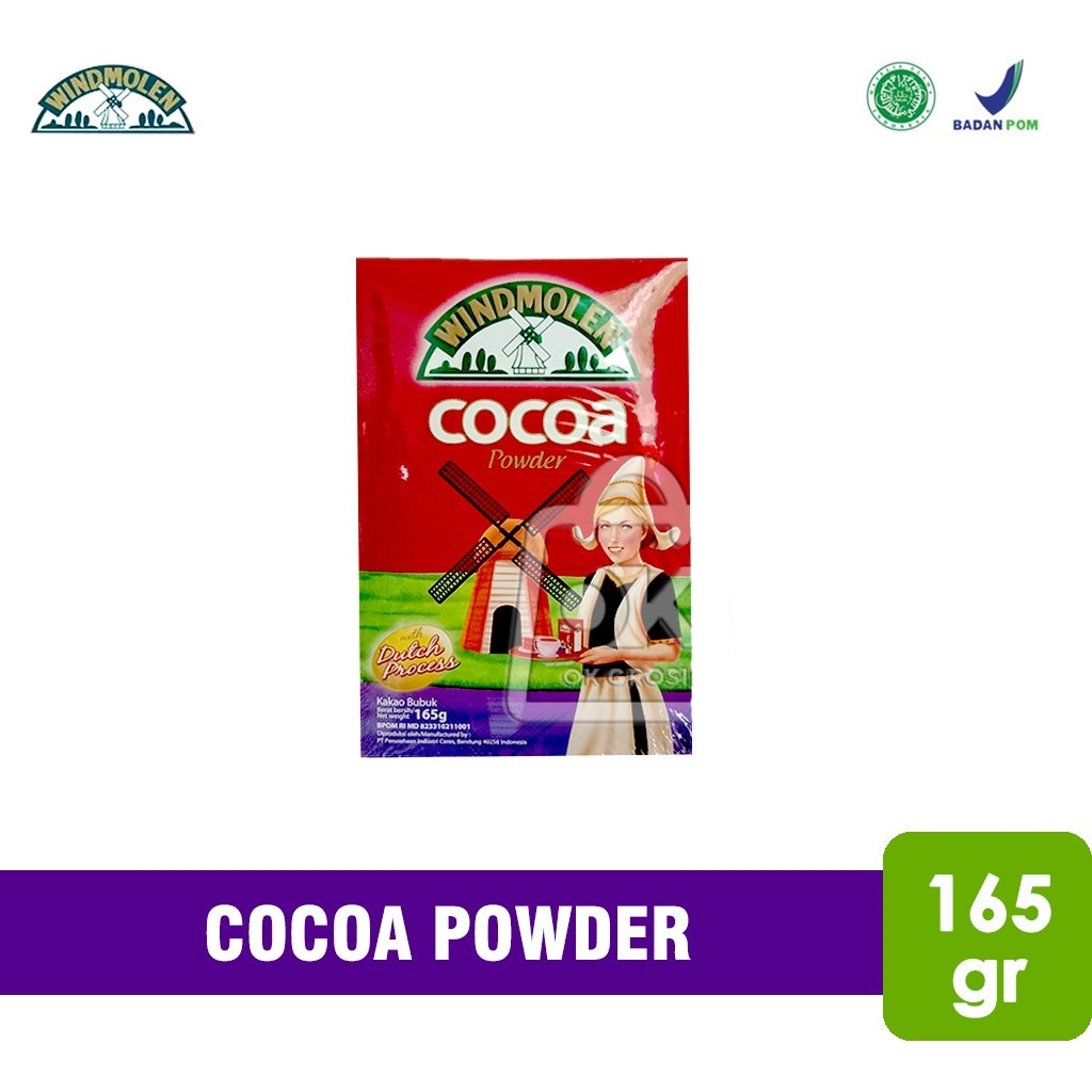 

Coklat Cokelat Bubuk WINDMOLEN Cocoa Powder Coklat Cokelat Murni 165gr 165 gr gram