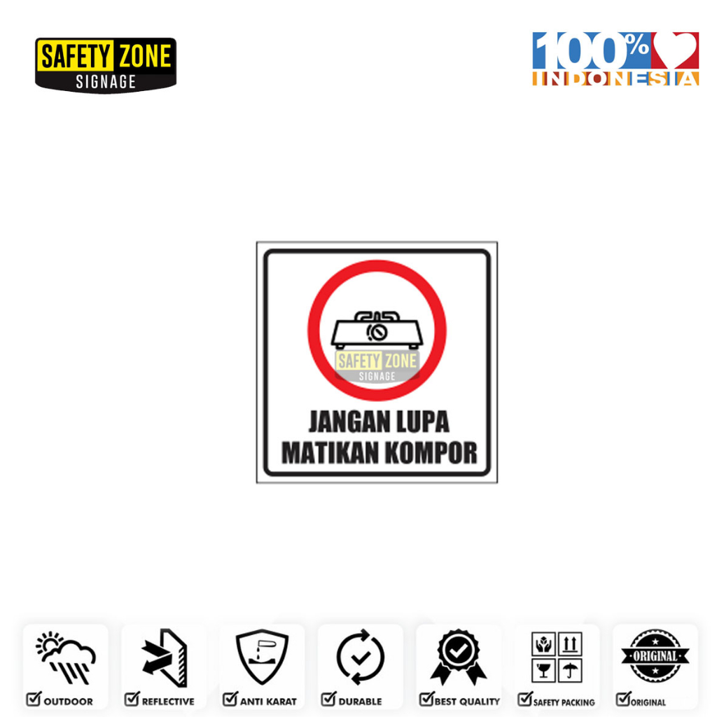 

Sign Sticker Jangan Lupa Matikan Kompor