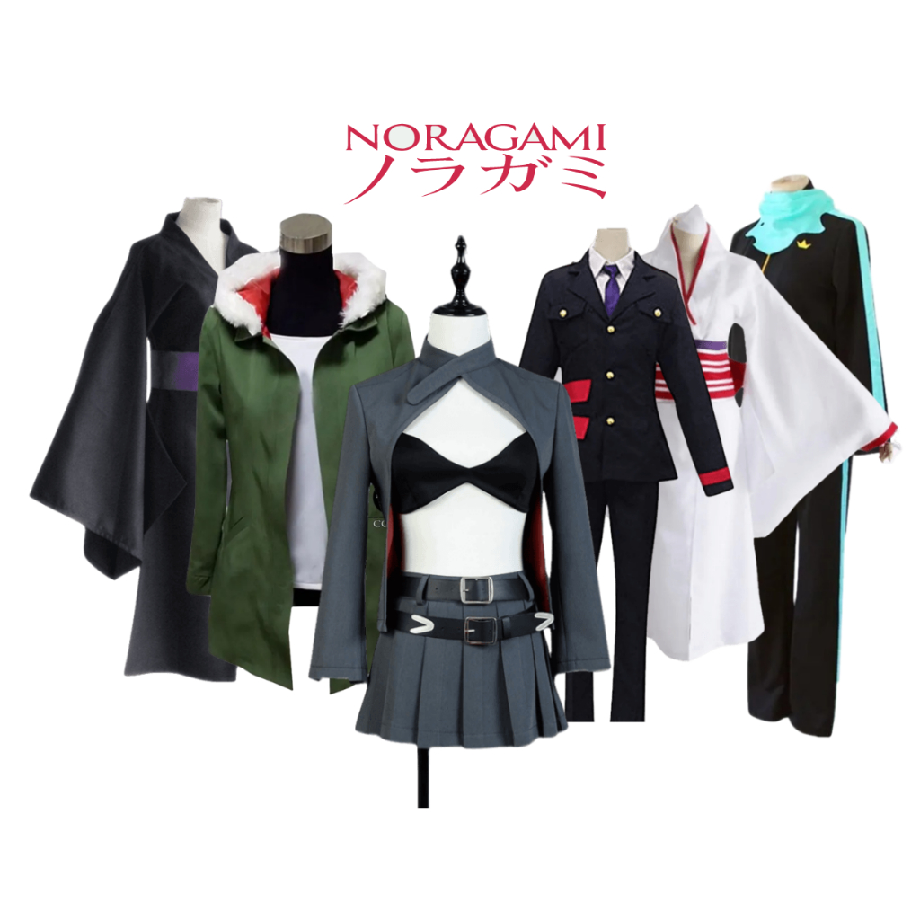 Kostum Cosplay Anime Noragami Yato Bishamonten Hiyori Nora