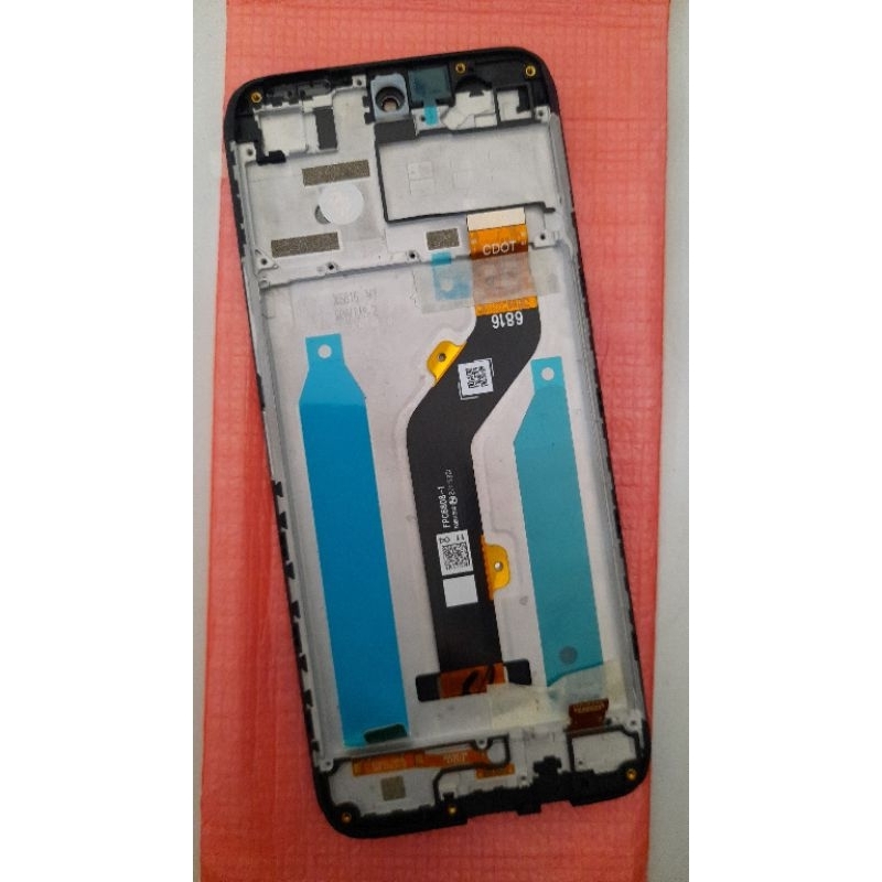 lcd infinix hot 12 play original plus frame