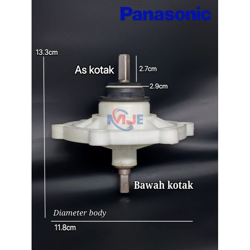 Gearbox Mesin Cuci Panasonic As Kotak tanpa pully Gear box Mesin cuci Panasonic 2 tabung