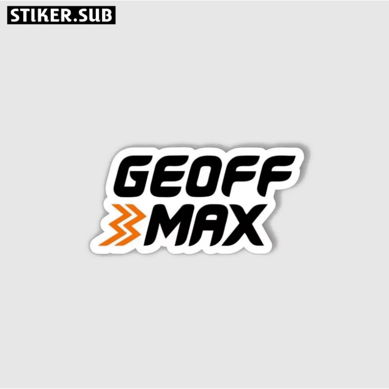 

stiker sticker brand geoff max