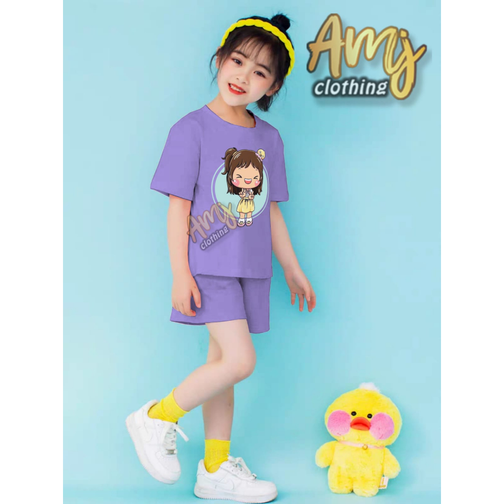 setelan anak perempuan pakaian anak perempuan setelan anak celana pendek