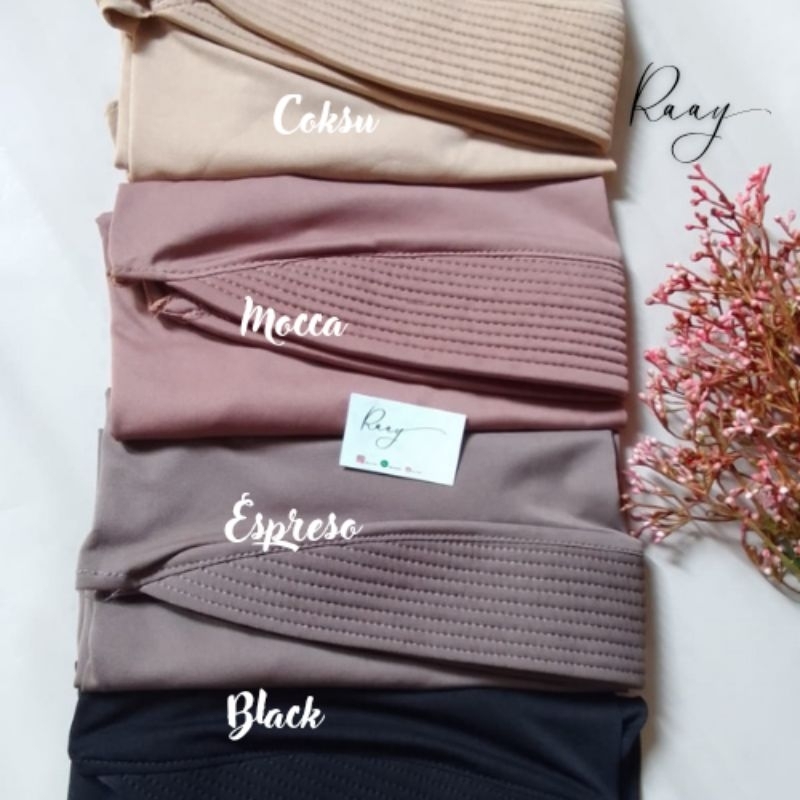 Hijab Sport Premium Pet Kecil  Free Pouch| Hijab Spandek Sport Olahraga