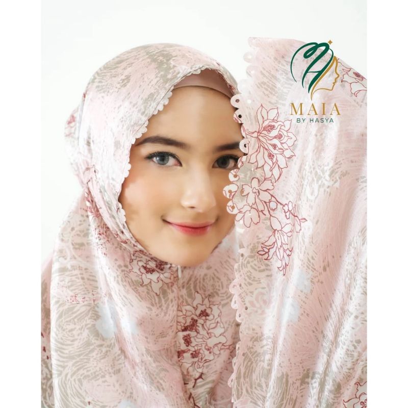 Mukena travel-mukena pouch-mukena simpel-mukena kecil-mukena silk premium