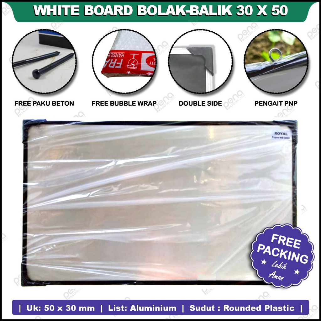 

PAPAN TULIS WHITEBOARD MURAH UK 30X50