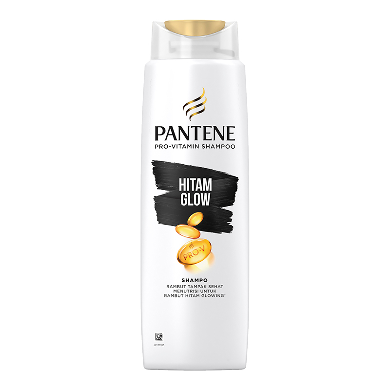 Pantene Sampo Rambut Hitam Glowing Botol 290 ml