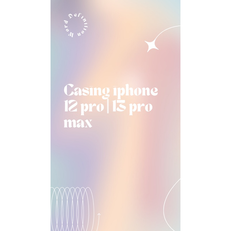 (PRELOVED) CASING HP IPHONE 12 PRO || 13 PRO MAX