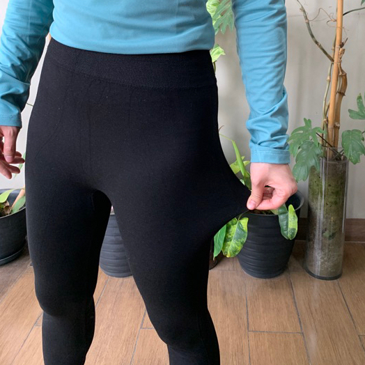 Legging Wanita Panjang Polos Garis