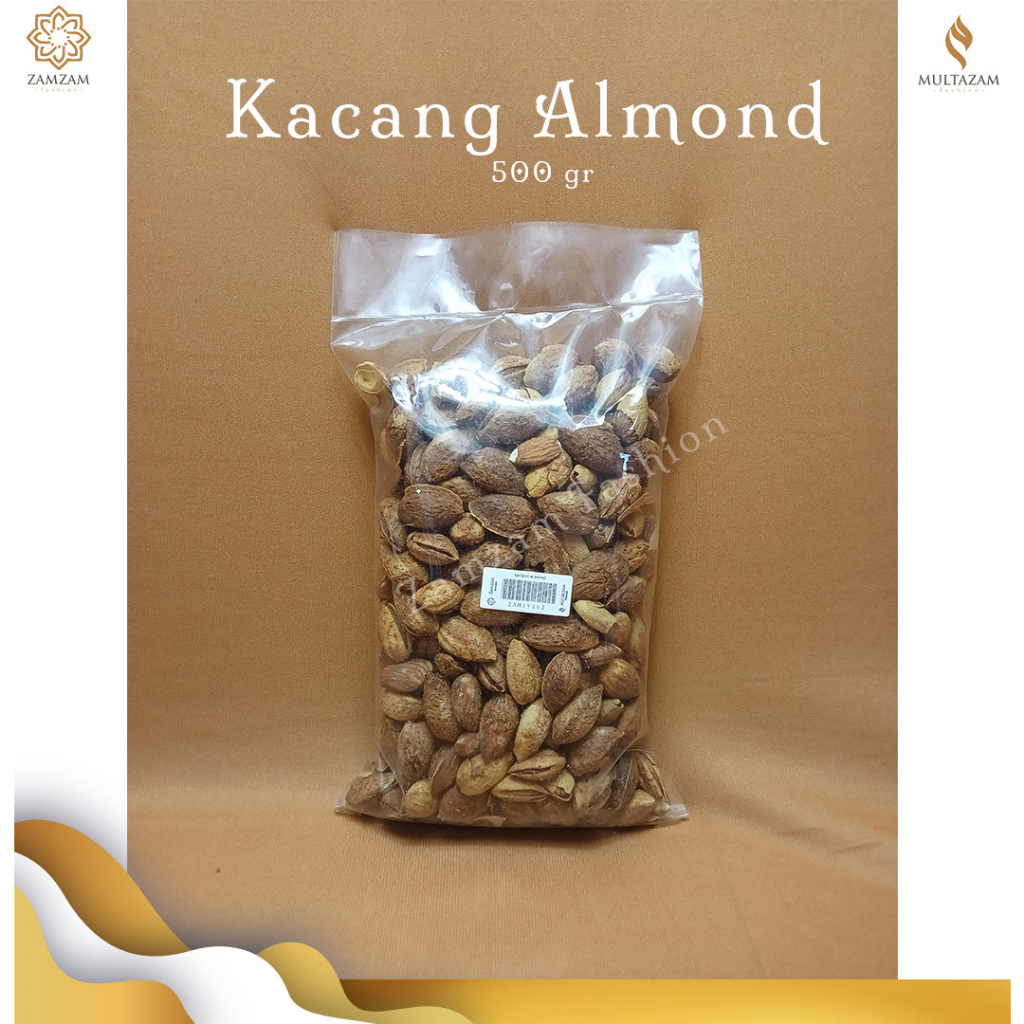 

Kacang Panggang Kacang Almond 500gr Termurah Original kacang berkhasiat