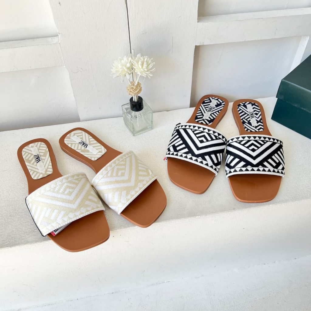 SANDAL FLAT WANITA ZARA 4116 PREMIUM