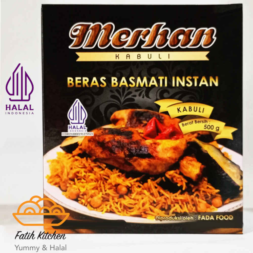 

Merhan Nasi Kabuli Original 500 gram - Paket Beras Basmati dan Bumbu Kebuli - Merhan Kabuli