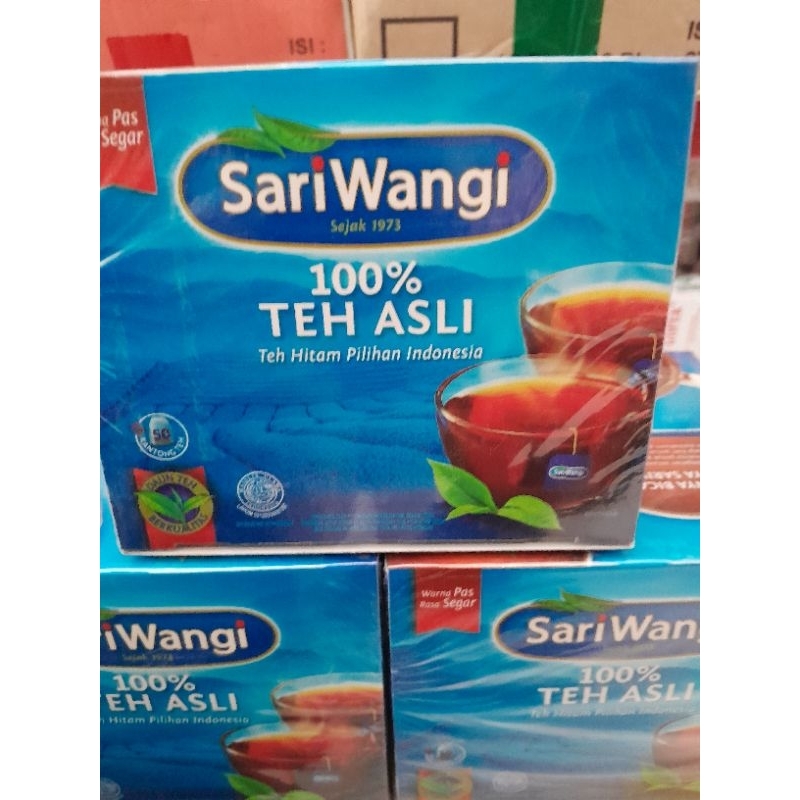 

Teh sariwangi celup pack isi 25 / 50