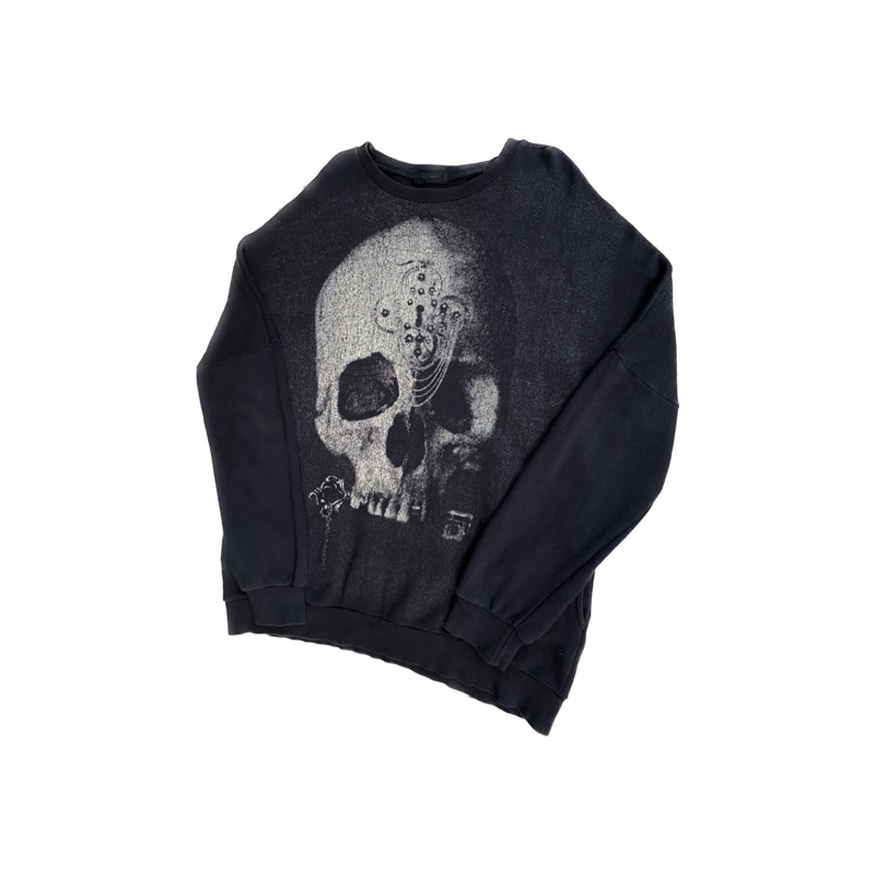 ✨CRAZYART‼️LAD MUSICIAN JAPAN GOTHIC SEDITIONARIES SKULL & KEY SWEATER CREWNECK