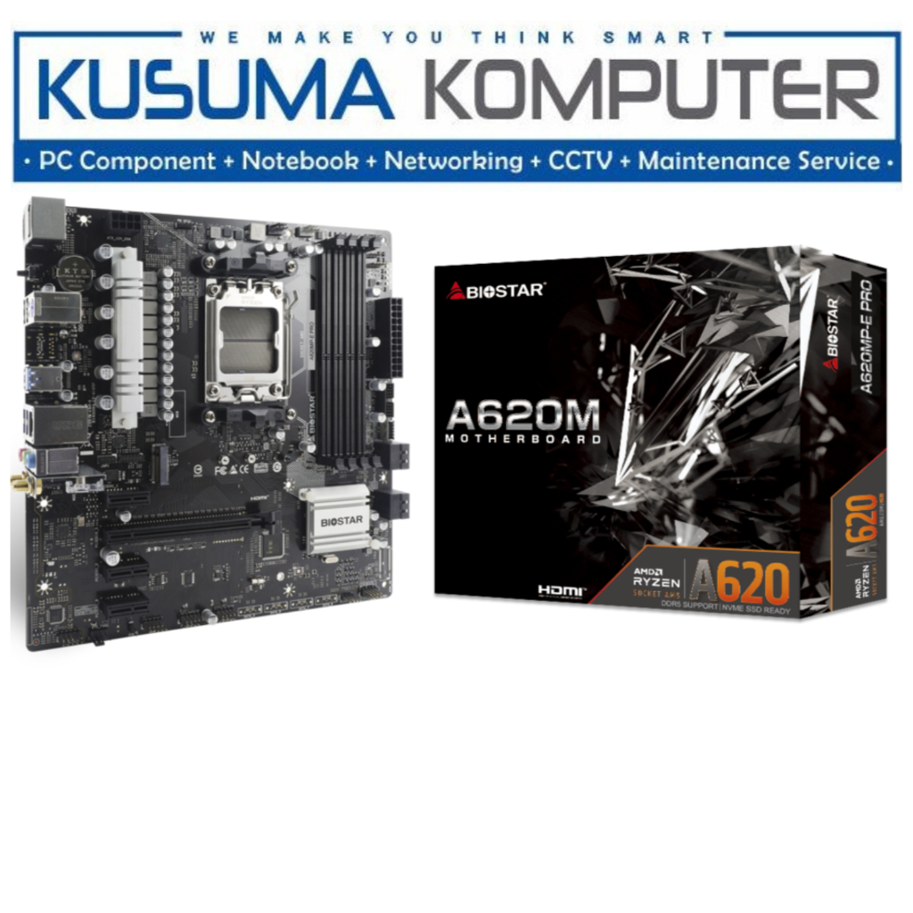 Biostar Motherboard A620MP-E PRO A620 DDR5 AM5
