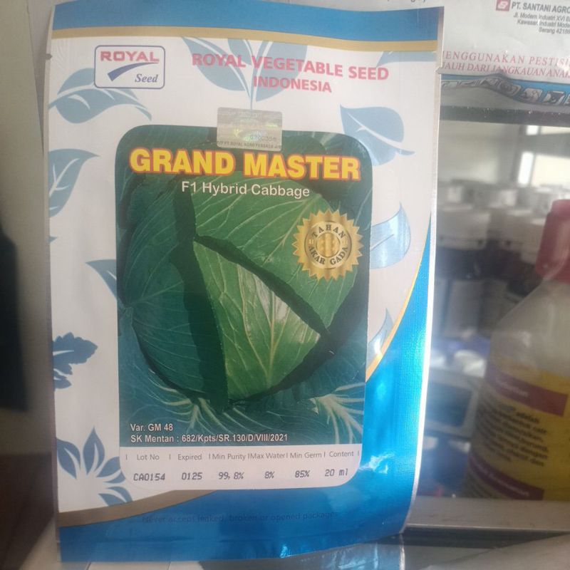 benih kubis GRAND MASTER F1 20GR royal seed