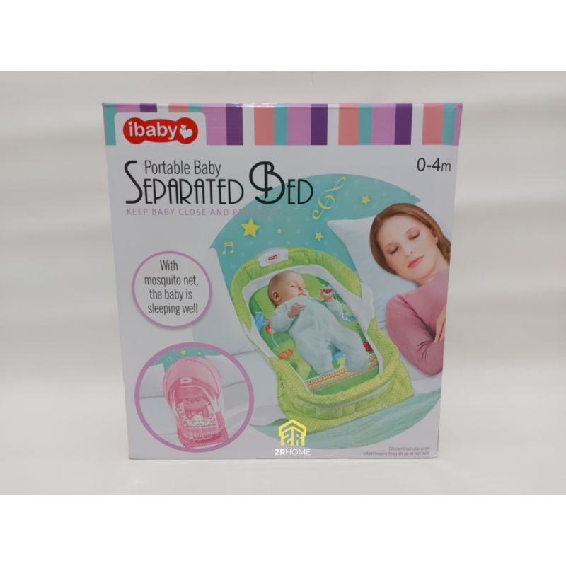 Portable Baby Separated Bed - Folding Bed Bayi - Kasur Tas Portable -  Tas Ranjang Piknik Bayi