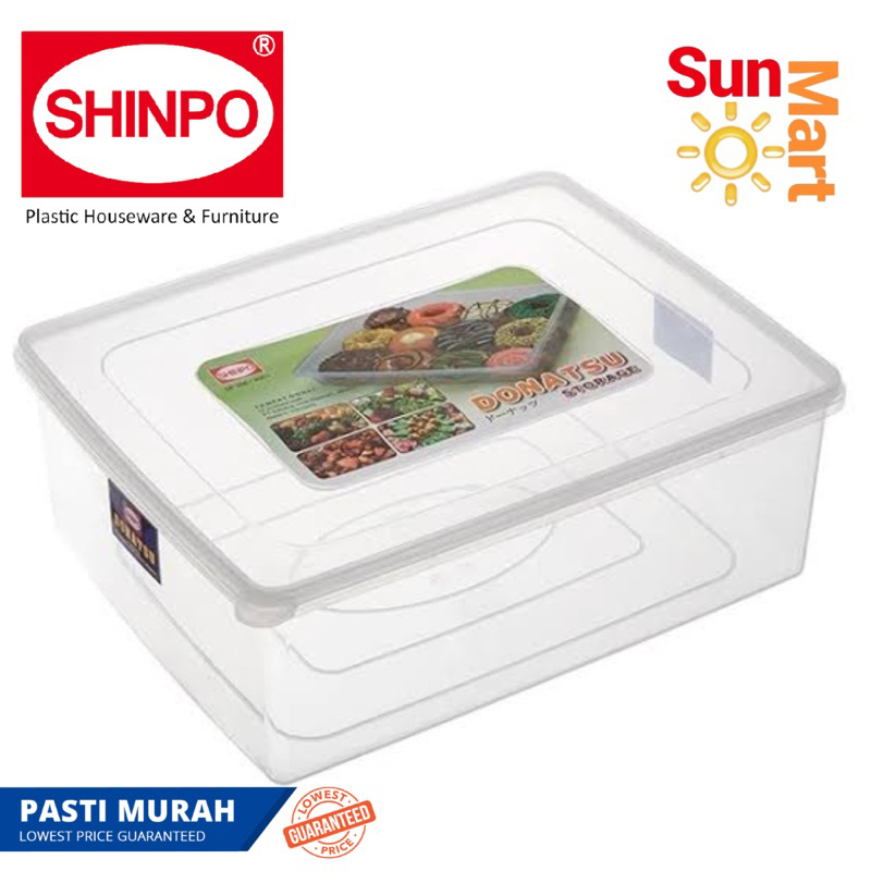 TEMPAT DONAT BOX DONAT SHINPO PLASTIK Tinggi / Donut Box Tebal Shinpo