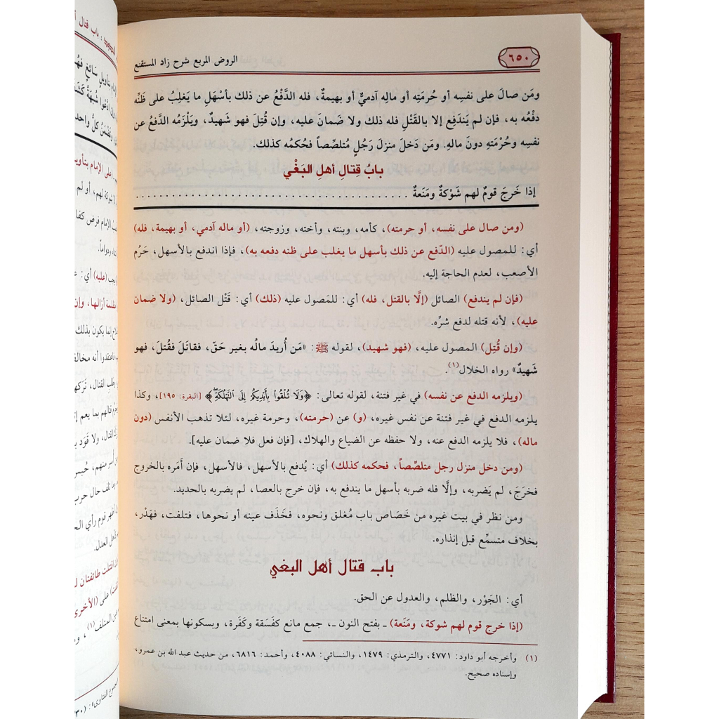Jual Kitab Ar Raudhul Murbi Fiqih Mazhab Hanbali Hambali Syarah Zadul Mustaqni | Roudhul Murbi | الروض المربع شرح زاد المستقنع Impor Original di Toko Kitab Alresalah
