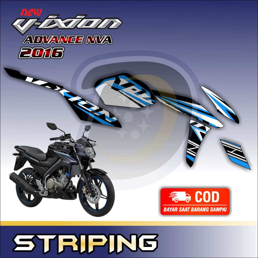 Striping Lis Vixion Advance 2016 Stiker Yamaha Vixion Nva Stiker Variasi Vixion Nva Racing