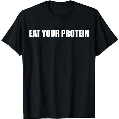 Baju Kaos Olahraga Weight Lifting Eat Your Protein T-Shirt