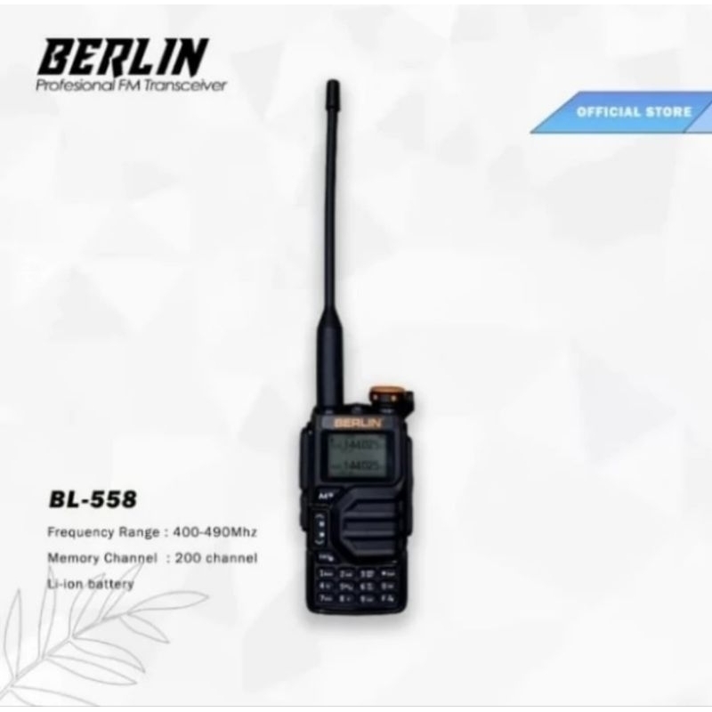 HT BERLIN BL 558 BL558 Walkie talkie Original 5 Band UNLOCK