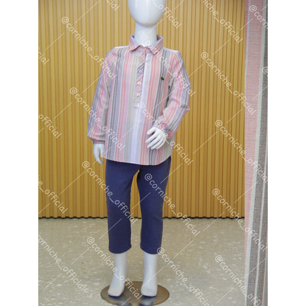 Corniche Kids Mutia Shirt Kids Pink - TP K23273