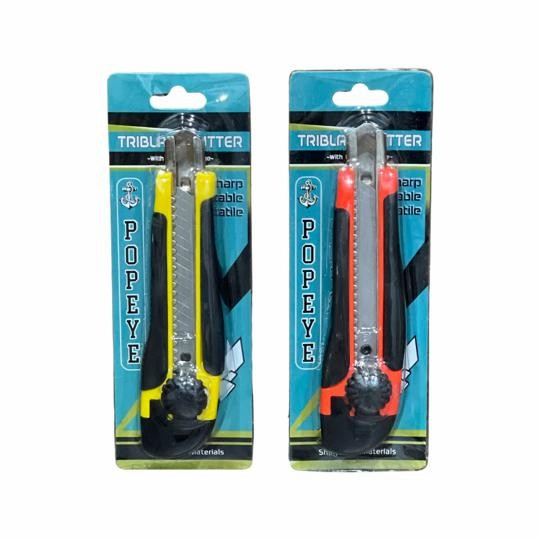 

Lie766 Pisau Cutter Putar POPEYE 3 in1