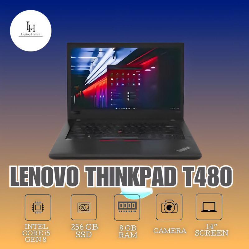 Laptop Lenovo Thinkpad Core i5 Gen 8 RAM 8 SSD 256 MURAH BERGARANSI