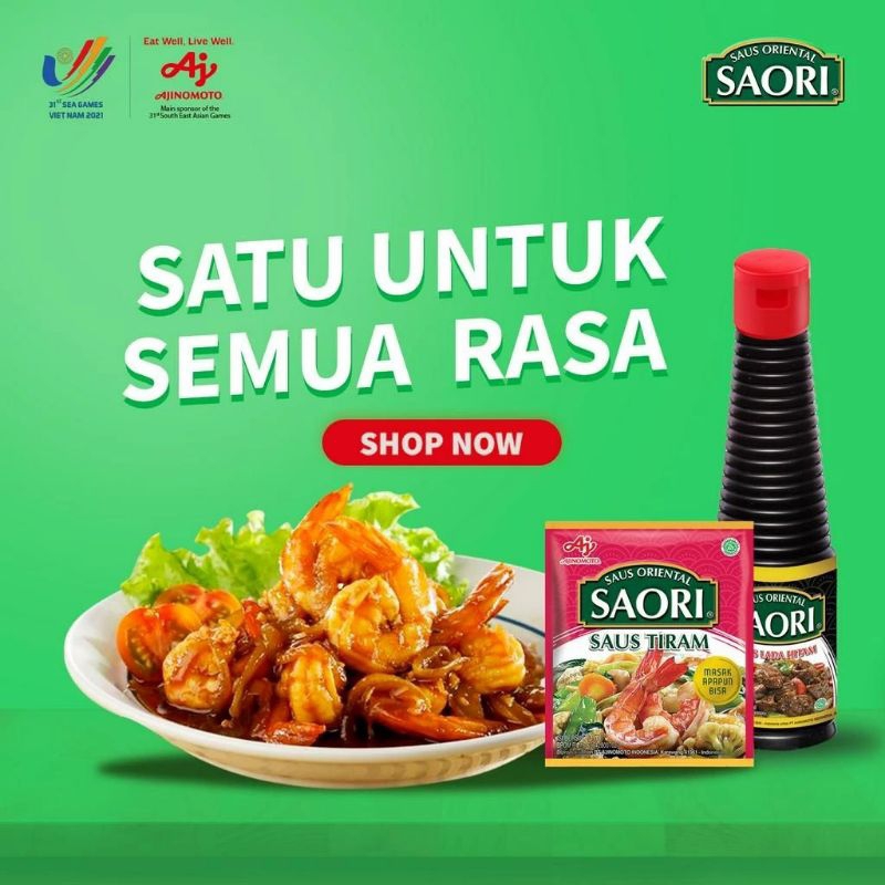 

ZuaShop Saori Saos Tiram 133 ml