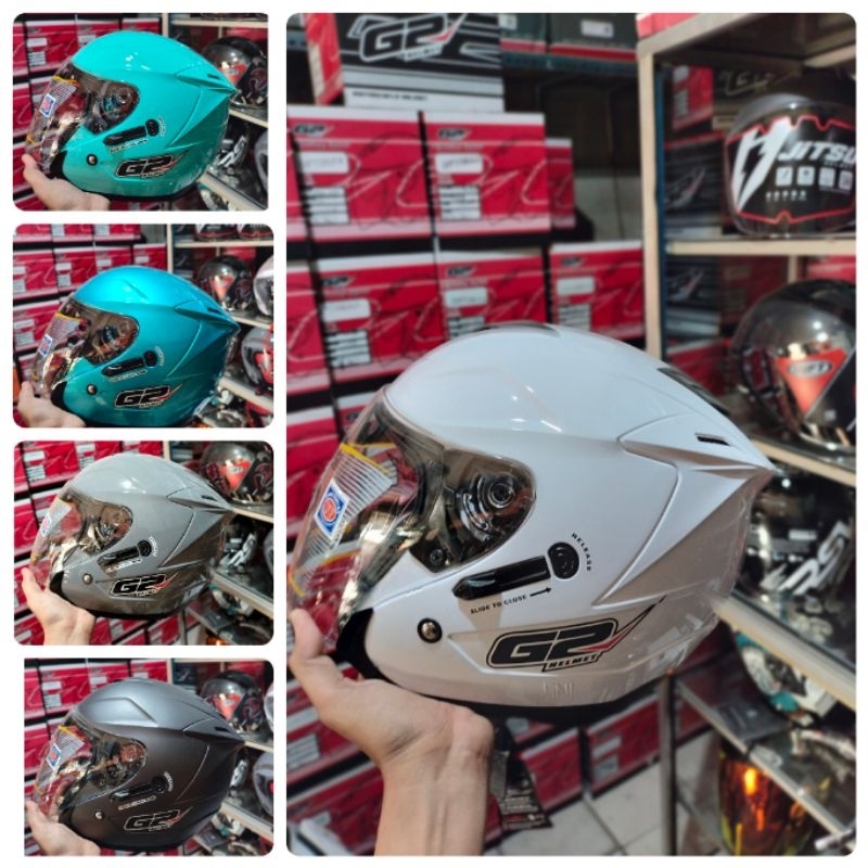 helm half face G2 optimax polos
