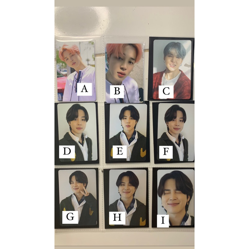 [WTS]PHOTOCARD OFFICIAL BTS JIMIN