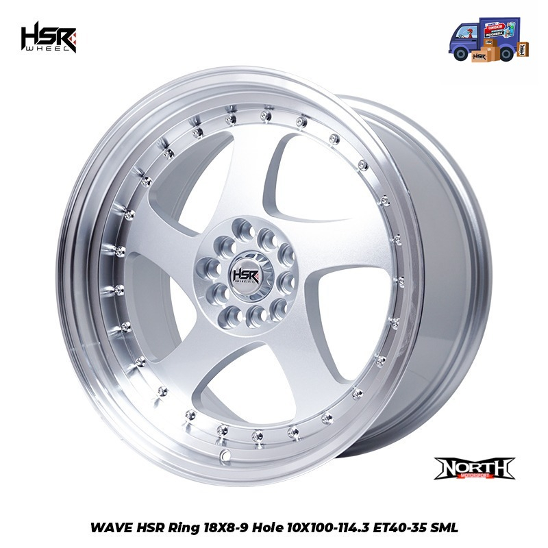Velg Celong Ring 18 HSR WAVE HSR Lebar 8/9 Inch Velg Mobil HRV Sienta Altis Innova Rush Avanza New