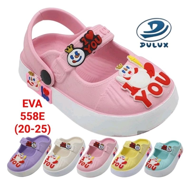 (cod) Sandal Anak Perempuan Tali Belakang Sandal karet anak Perempuan Mixue