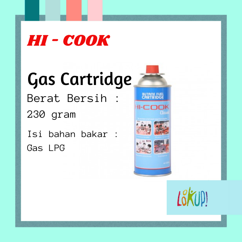 Tabung Gas Mini Hi-Cook WINN Gas Kompor Portable original Termurah Berkualitas
