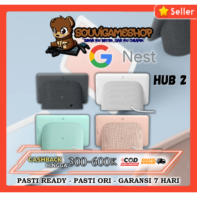 PROMO TERMURAH Google Nest Hub 2nd Generation Smart Display Assistant Gen 2
