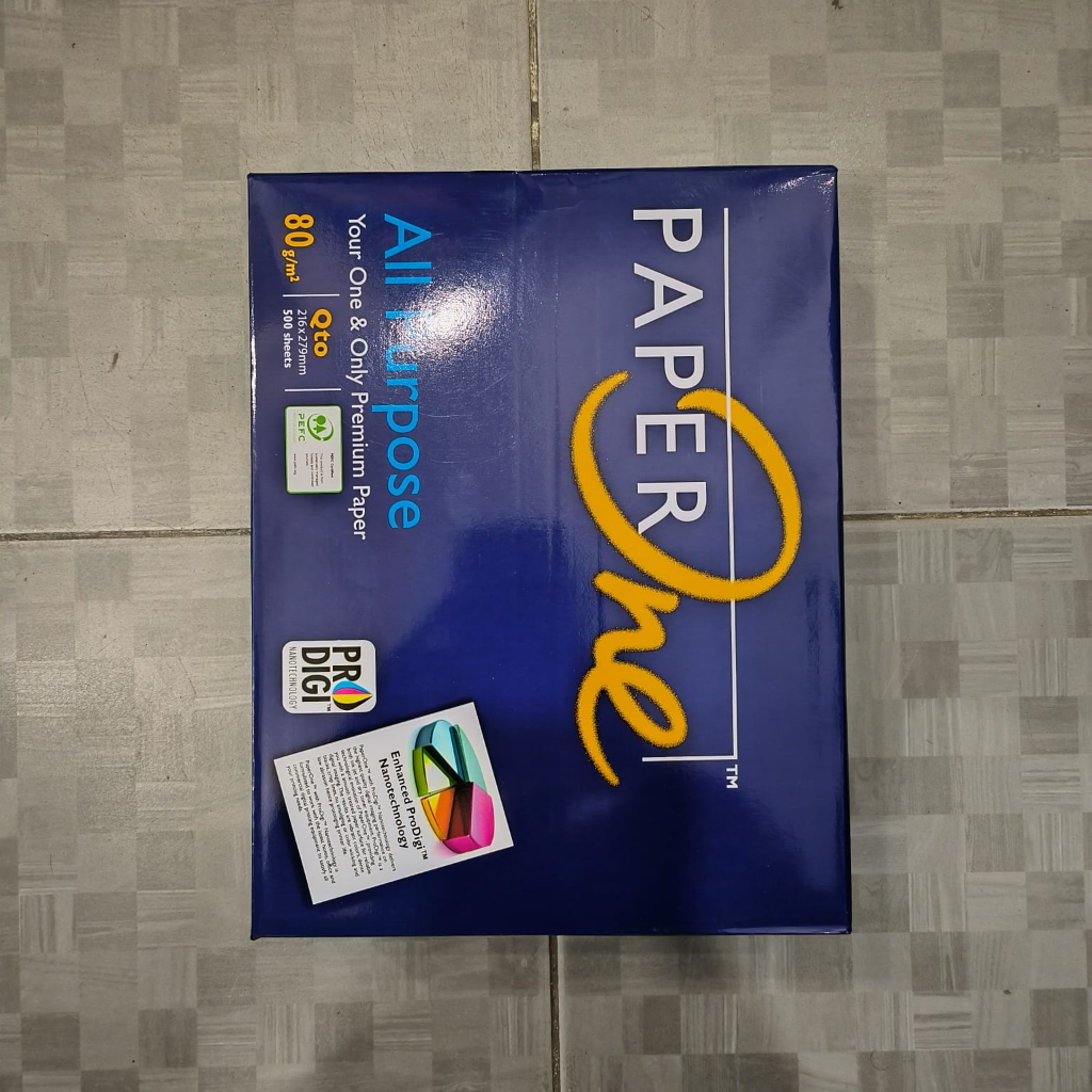 

Paper One Quarto 80 Gr / HVS Quarto 80 Gr