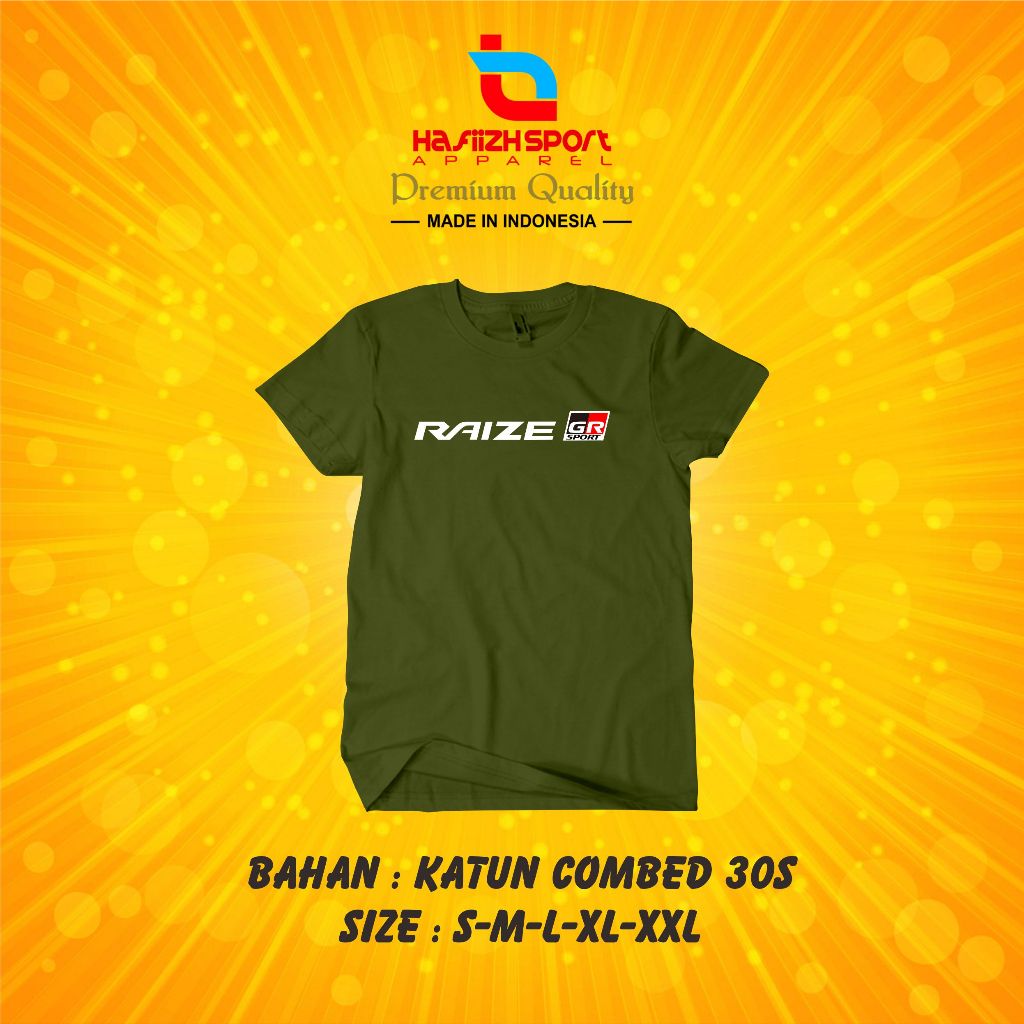 KAOS BAJU RAIZE GR SPORT PREMIUM SIMPLE