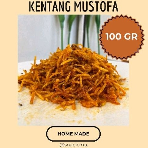 

100gr Kentang mustofa Ori dan Balado daun jeruk