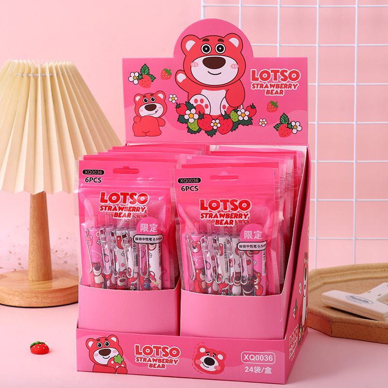 

Pulpen Ge Karakterl Lotso mekanik Karakter sanrio Premium Quality Murah
