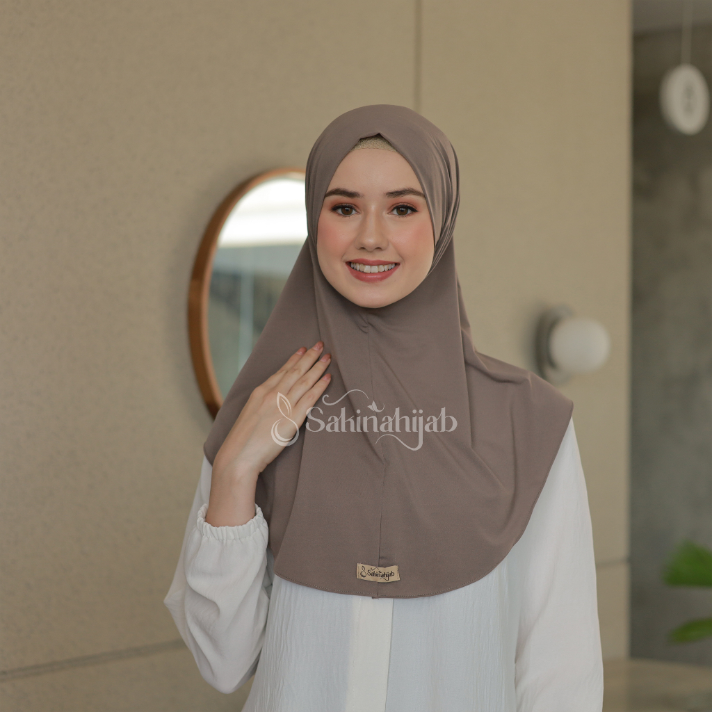 Bergo Tali Instan French Melayu Daily Jersey Ultimate Super Premium