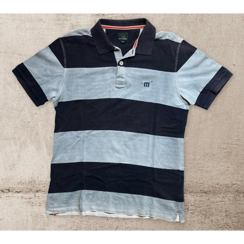 Polo Shirt stripe Henry Cotton salur vintage