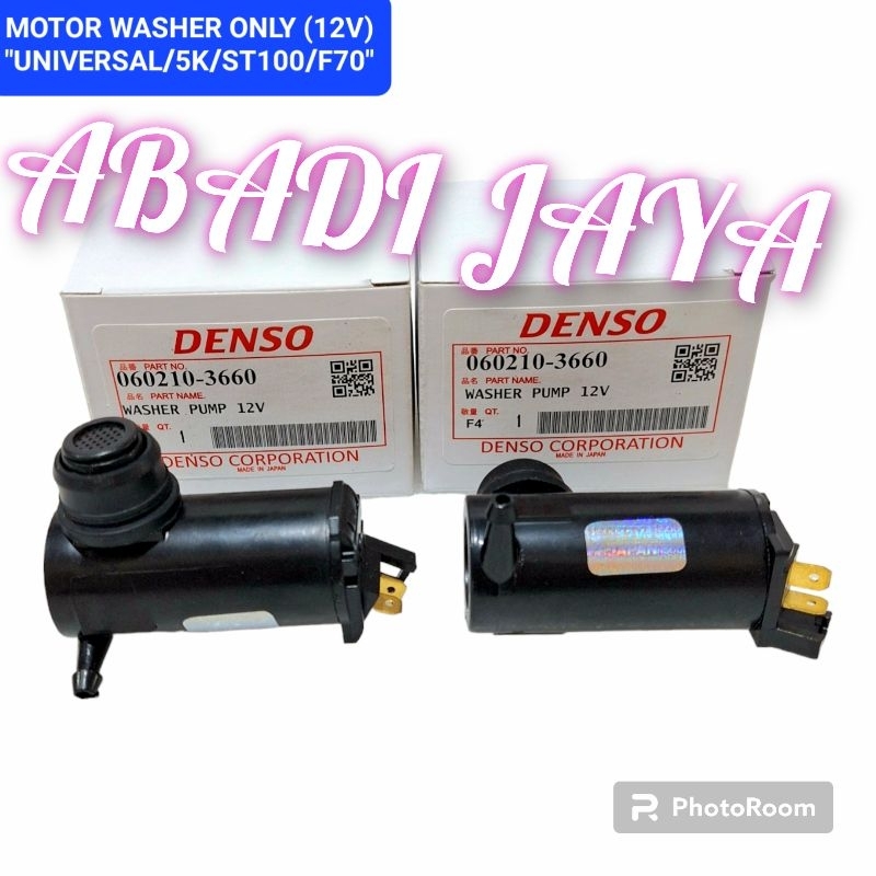 MOTOR WASHER DINAMO AIR WIPER KIJANG CARRY FUTURA T120SS UNIVERSAL 12V DENSO ASLI