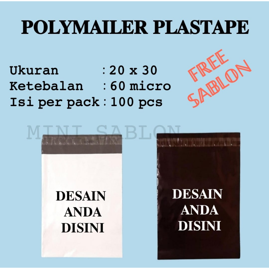 

Plastik Amplop Lokal Untuk Barang Kiriman Polymailer Glossy Tebal Polimer Packing Praktis