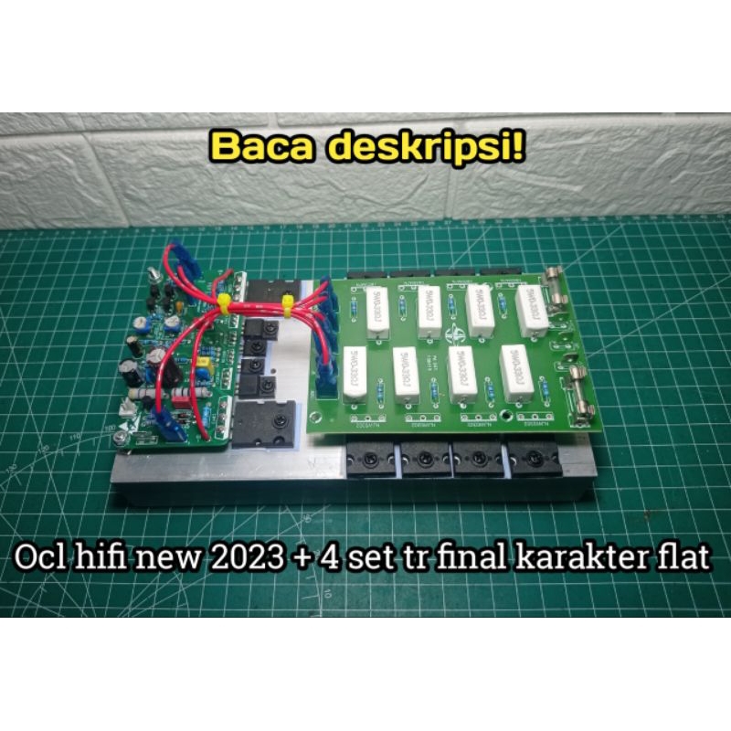 Kit OCL hifi new 2025 + 4 set transistor final