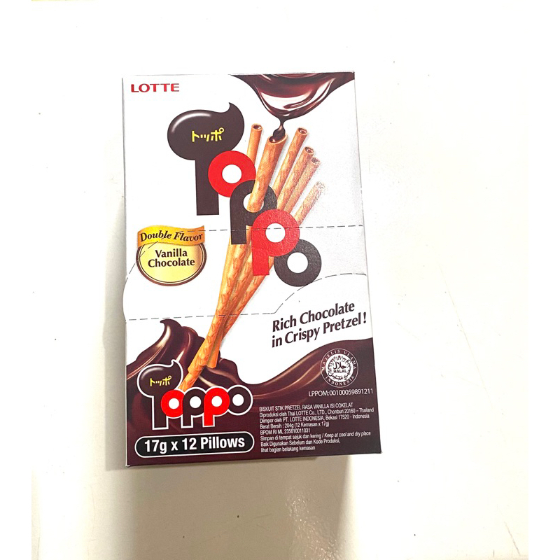 

Lotte Toppo Biskuit Stik Per Box isi 12pcs.