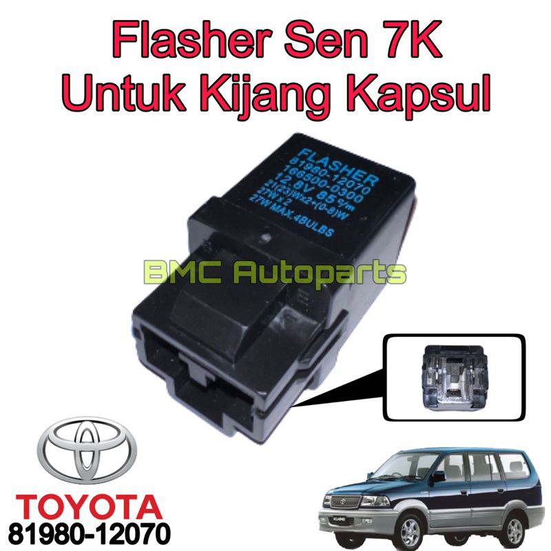 Flasher Sen / Flaser Otomatis Sein Mobil Toyota Kijang Kapsul LGX 7K / EFI / Corolla