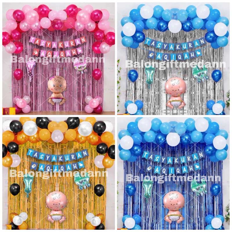 PAKET DEKORASI TASYAKURAN AQIQAH ANAK